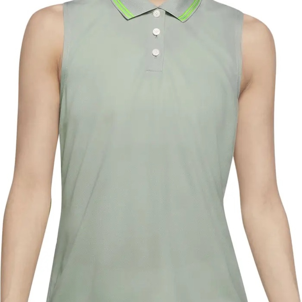 NIKE Victory Dri-FIT WOMENS Sleeveless Polo - Picture 3 of 5